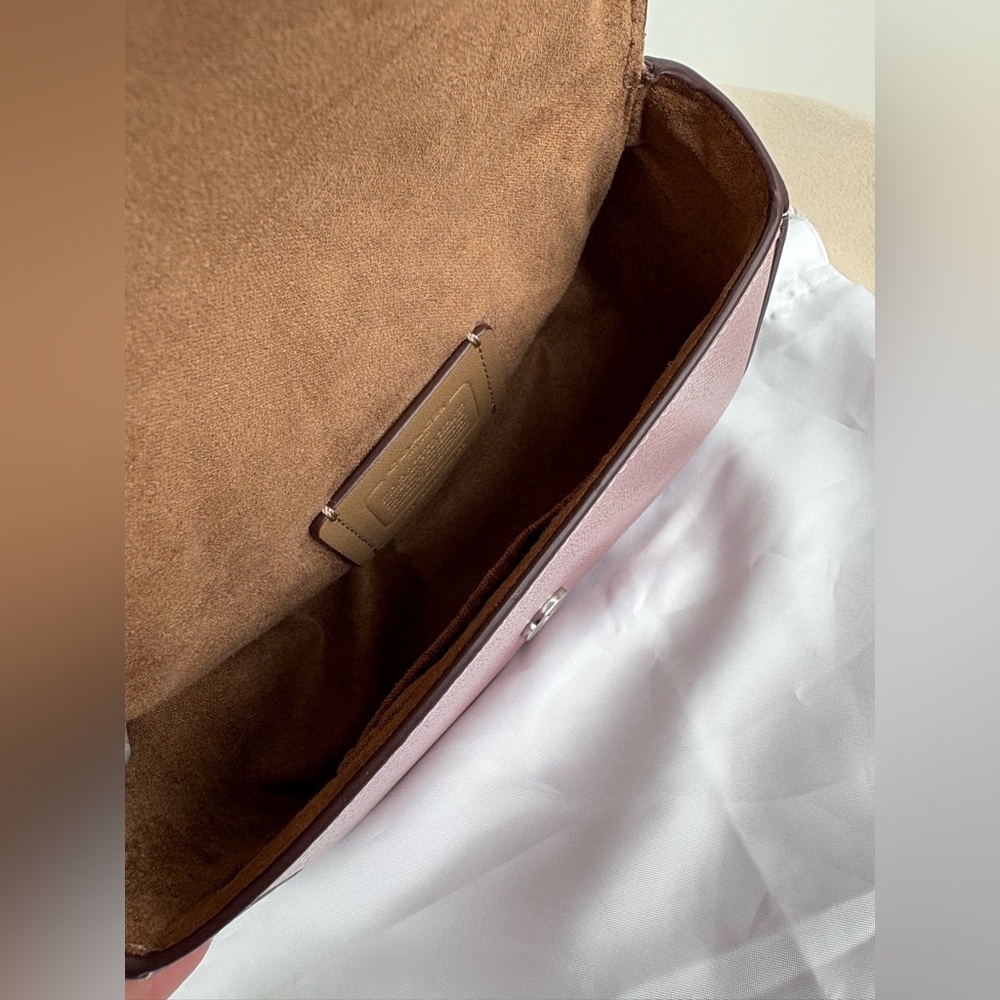 Coach Lysa Top Handle Silver/Dusty Rose - Picture 6 of 11